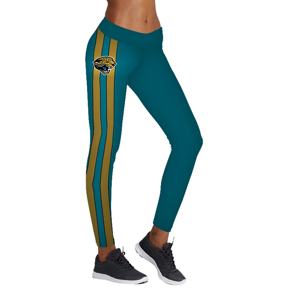 17 Styles 3D Print Yoga Pants Plus Size S-4XL Women Teams Leggings High Waist Match Raider Sport Pants Elastic Fitness Tights