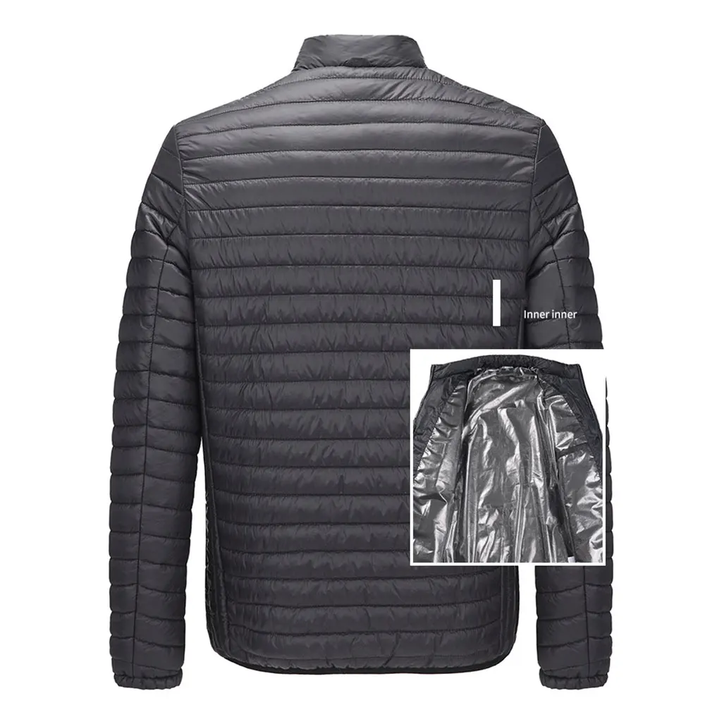 USB пальто с подогревом моющийся карман ветрозащитная нагревательная куртка Электрический жилет с подогревом теплая зимняя температура регулируемая