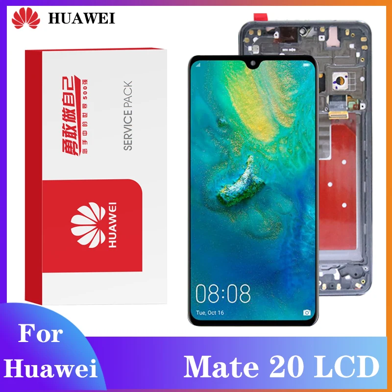 Оригинальный ЖК дисплей для Huawei Mate 20 дигитайзер в сборе сенсорный телефона|Экраны мобильных телефонов| |