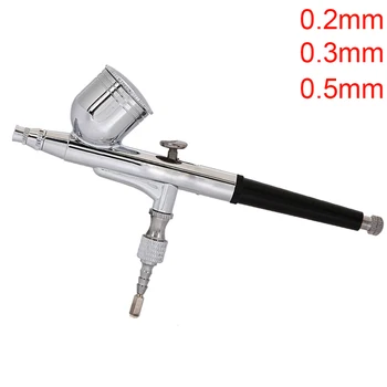 

Dual-Action Airbrush Spray Tools Spray Painting Tool Kit Paint HD-130 0.2/0.3/0.5mm DJA88