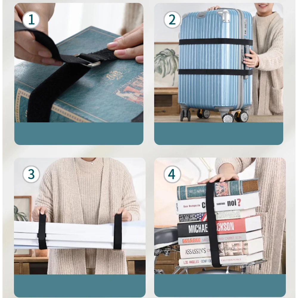 Nylon Cable Ties Reusable Reverse Buckle Strap Self-adhesive Wire Arrangement Hook And Loop 10PCS