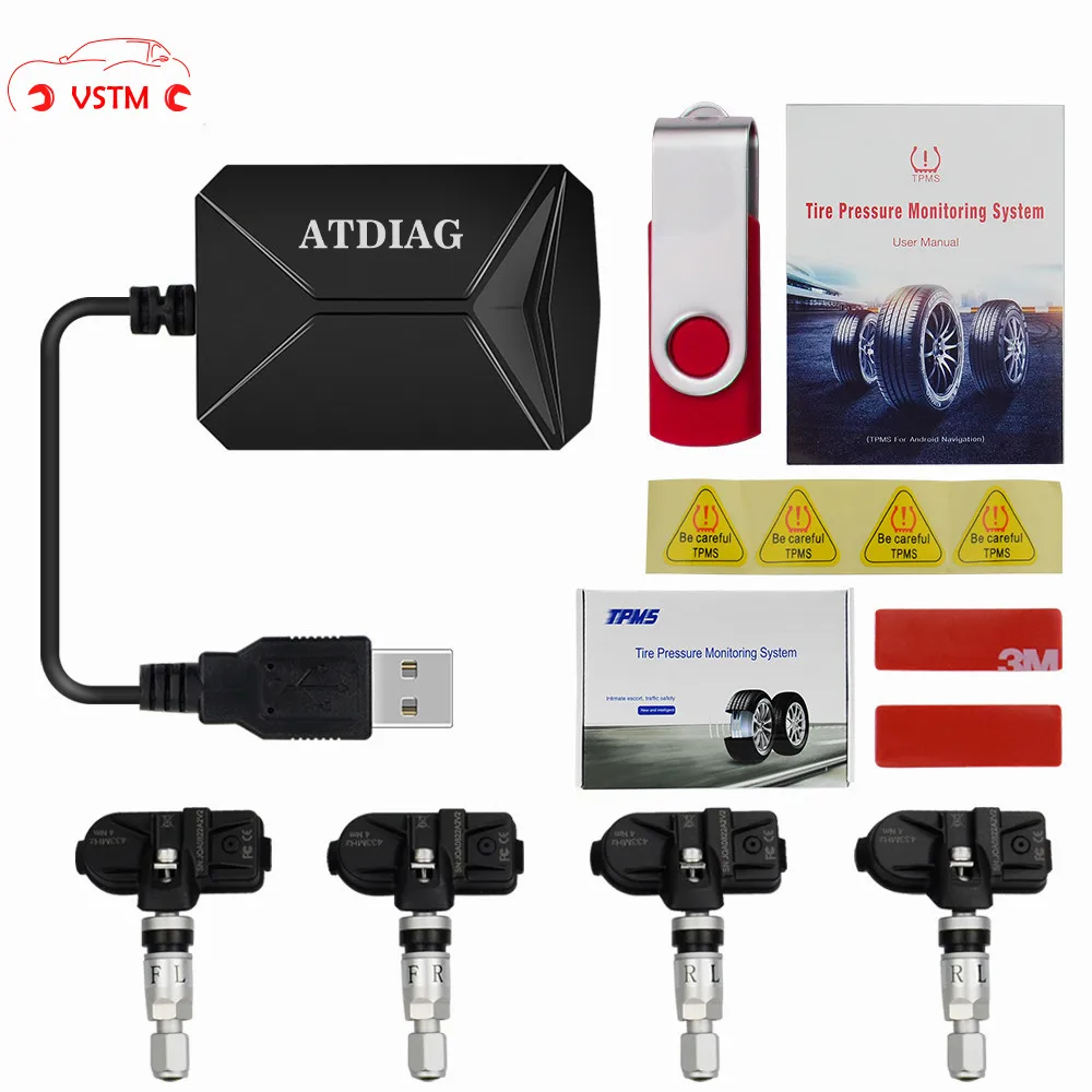 USB Android системы контроля давления в шинах шин Давление мониторинга Системы