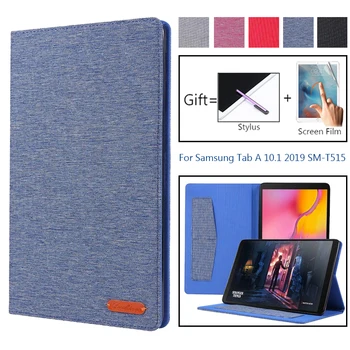 

Flip Leather Tablet Case For Samsung Galaxy Tab A 10.1 Inch 2019 Fundas Protective Stand Cover Soft Shell Capa For SM-T515 T510