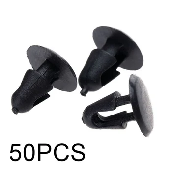 

50pcs Car Clips Fasteners Hole Push Door Trim Panels Retainers For Toyota Auto Fastener Clip Accessories