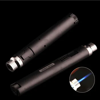 

BBQ Kitchen Torch Jet Pipe Spray gun Lighter Flame Pencil Butane Gas Windproof Lighter Refillable Fuel Welding Lighter Outdoor