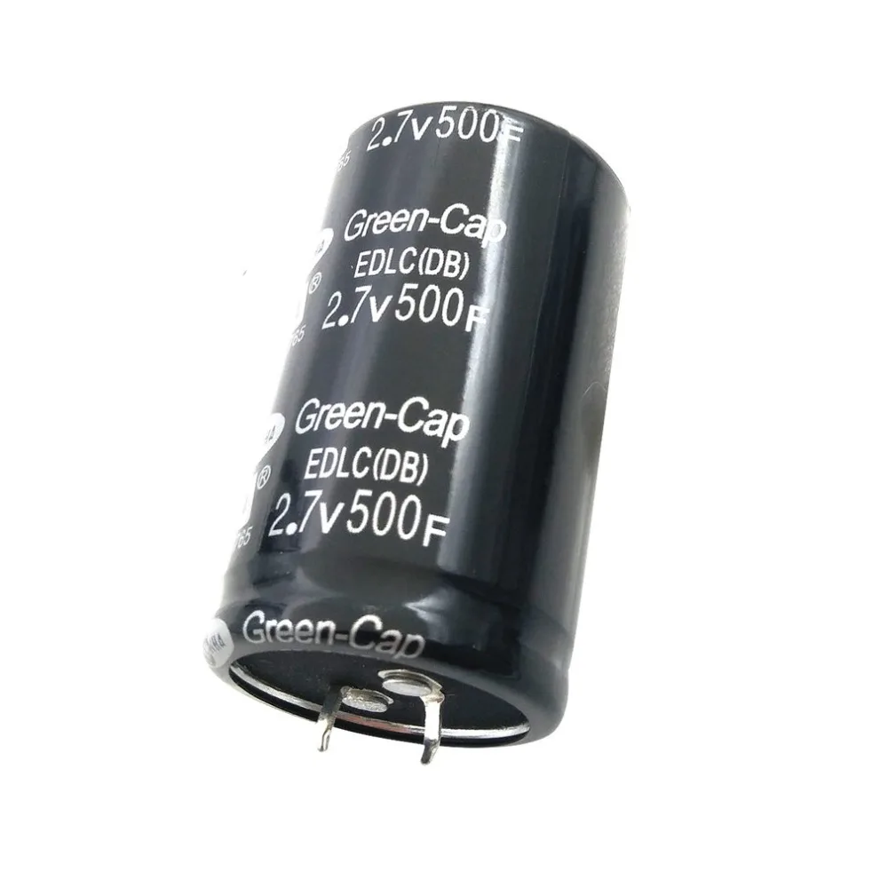 Los condensadores faradio Negro 35x60MM Super 2.7V 500F condensadores eléctricos suministros 