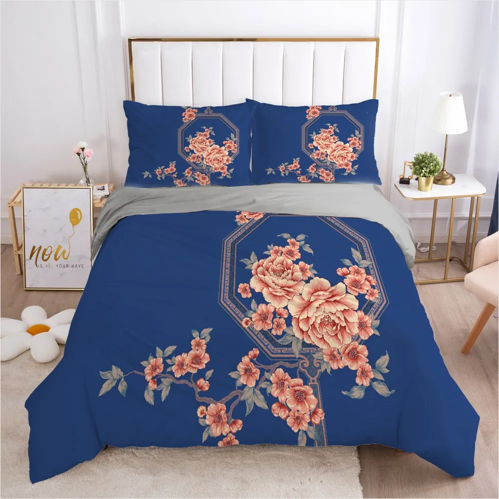 Simple Bedding Sets 3D Marbling Duvet Quilt Cover Set Comforter Bed Linen Pillowcase King Queen Full Double Home Texitle | Дом и сад