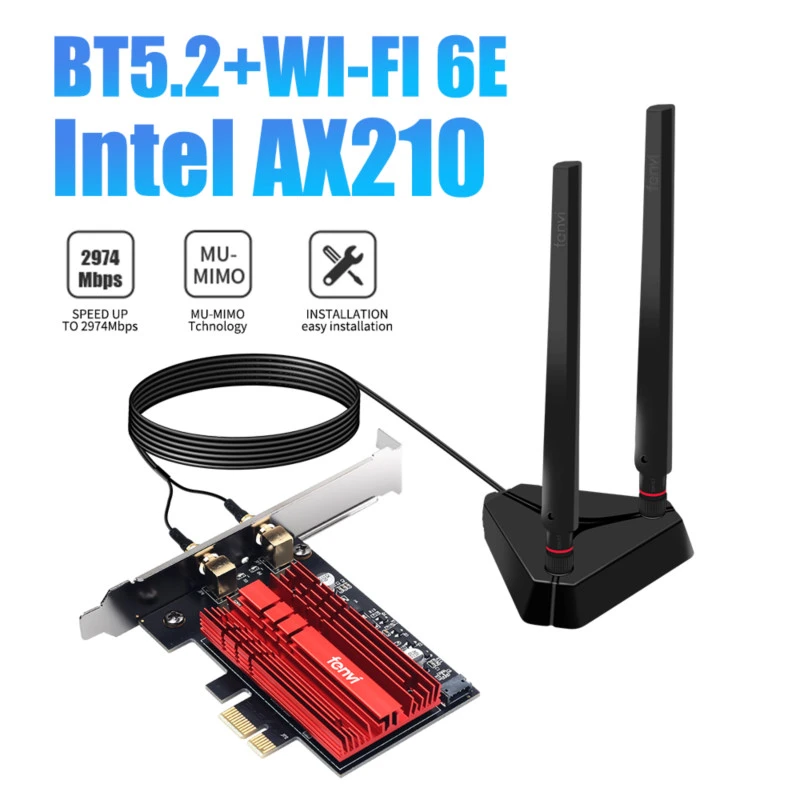 新品 未使用OKN WiFi 6E PCIe 無線LANカード AX5400 内 library.umsida ...