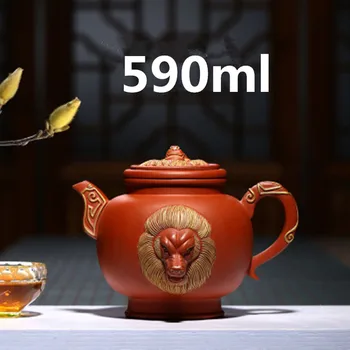 

Chinese Yixing Clay Teapot Gongfu Tea Set Chinese Ceramic Teapot 590ml New Arrived High Quality With Gift Box Safe Packagin
