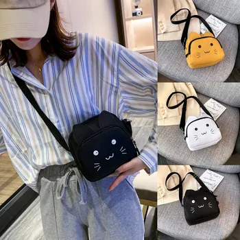 

2020 bags Women Canvas Bag Simple Shoulder Bag Casual Messenger Package Small Phone Bag handbag сумка женская через плечо