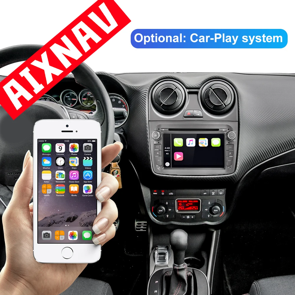 Автомобильный gps навигационная система мультимедийный плеер Android 9,0 для Alfa Romeo Mito автомобильный навигатор грузовик радио 7 дюймов 8 Core ram 2GB DSP