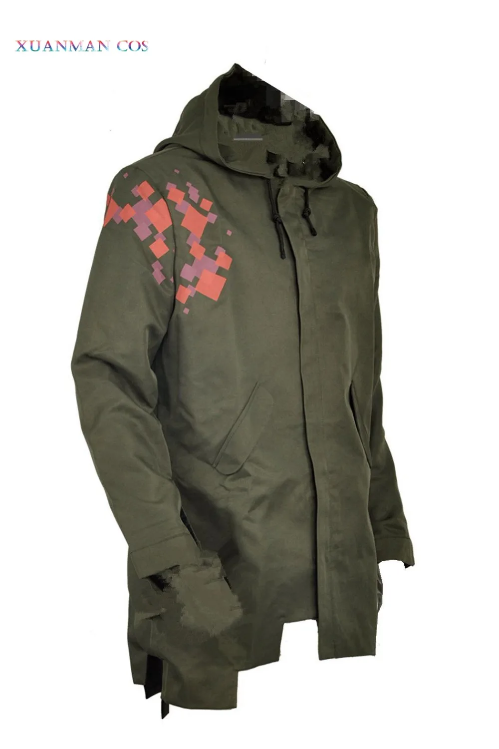 super danganronpa  nagito army green color jacket (1)_副本