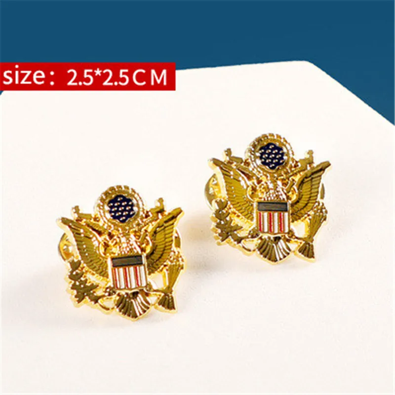 American Army Military Master Aviator Emblema Del Torace In Metallo Seconda Guerra Mondiale Us Comando Pilota Collare Distintivo Spilla Pin