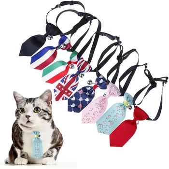 

8 Colors Pet Tie bow Adjustable Pet Neckties for Small Medium Large Dogs Cat Dog Bow Tie Collar Dog Accessories