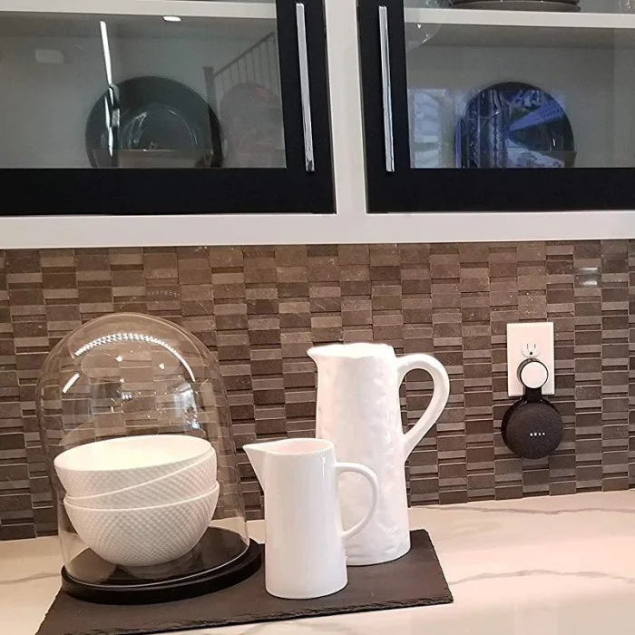 Настенный держатель компактный дизайн AC Outlet Mount для Google Home Mini Voice Assistant ING-SHIPPING