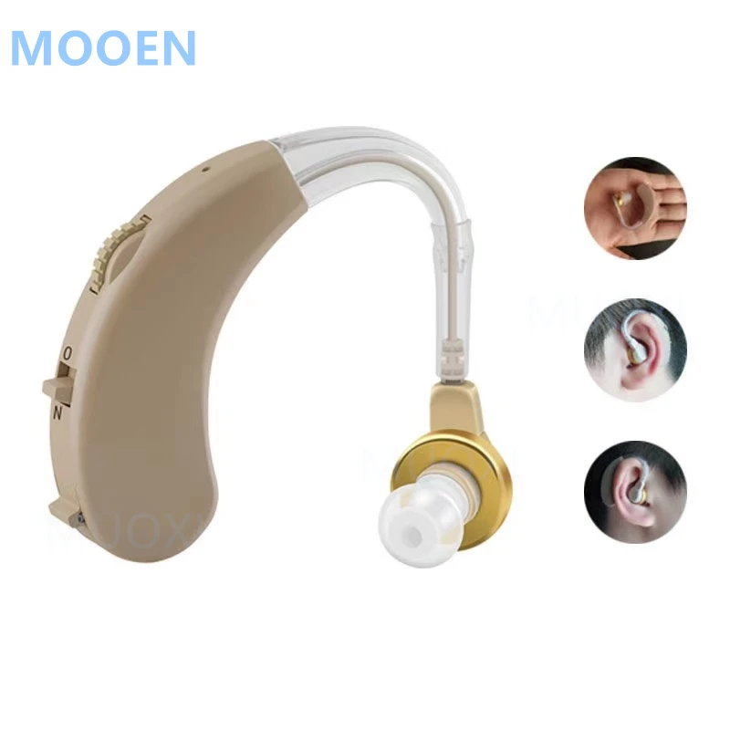 Axon Mini Hearing Aid Digital BTE Adjustable Tone Sound Amplifier Portable Deaf Elderly | Красота и здоровье