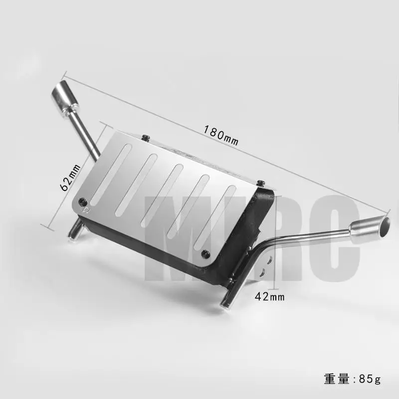 Металлический топливный бак и выхлопная труба 1/10 Rc Гусеничный грузовик K5 Блейзер Traxxas Trx4 выхлопная труба Chevrolet 82076-4 TRX4 K5