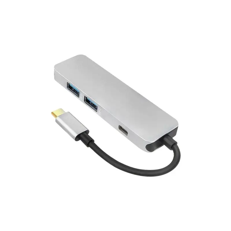 4 в 1 концентратор адаптер USB C к HDMI адаптер с 4K USB-C к USB 3,0 type C к USB 2,0 100 Вт PD зарядное устройство для MacBook Pro /