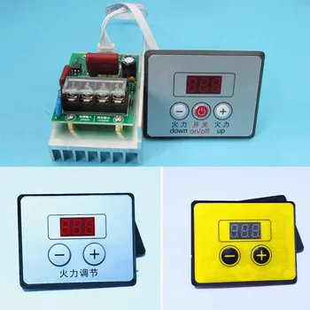 

6000W Motor Speed Controller High Power AC 220V SCR Voltage Regulator Dimmer Switch Speed Control Thermostat + Digital Meter