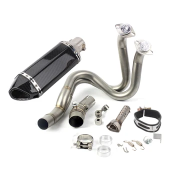 

Escape Slip-on Motorcycle Exhaust Pipe Muffler With Link Pipe For Kawasaki ER6N ER6F 2012 to 2016 Ninja 650 ER6N ER6F