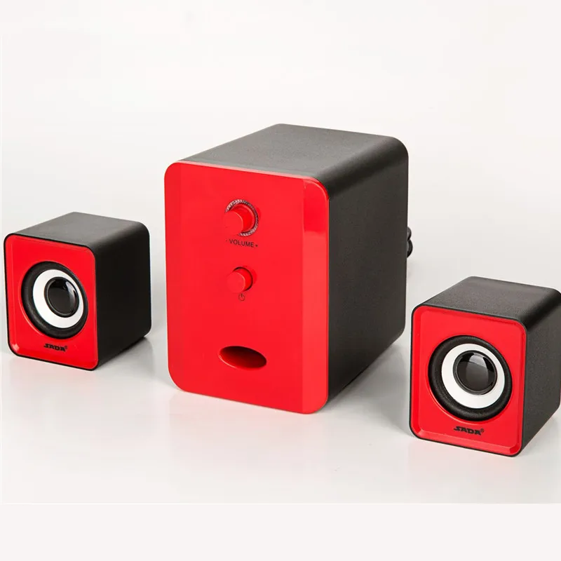 ПК компьютер комбинация музыкальный центр театр звуковая система Boombox сабвуфер динамика Bluetooth колонки Caixas De Som F4033 - Цвет: Фиолетовый