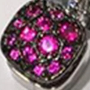 Розово-красный Высокое качество соты стиль кольцо зеленый желтый синий черный цвет кристалл 3 золотого цвета кольца для женщин лучший подарок - Цвет основного камня: Розово-красный