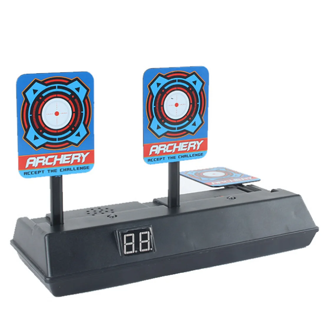Зачетный автоматический сброс электрическая мишень для Nerf Toys LZ034 для бластера гелевые шарики бластер Logol шаблон отверстие винта положение случайный