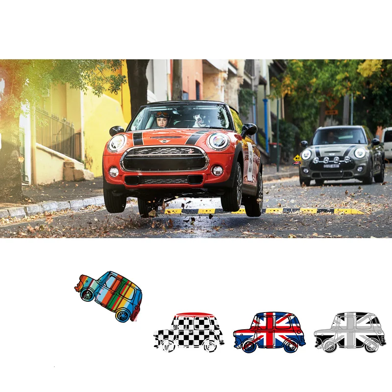 Креативная винтажная Классическая Автомобильная наклейка для BMW MINI COOPER F54 F55 F56 F60