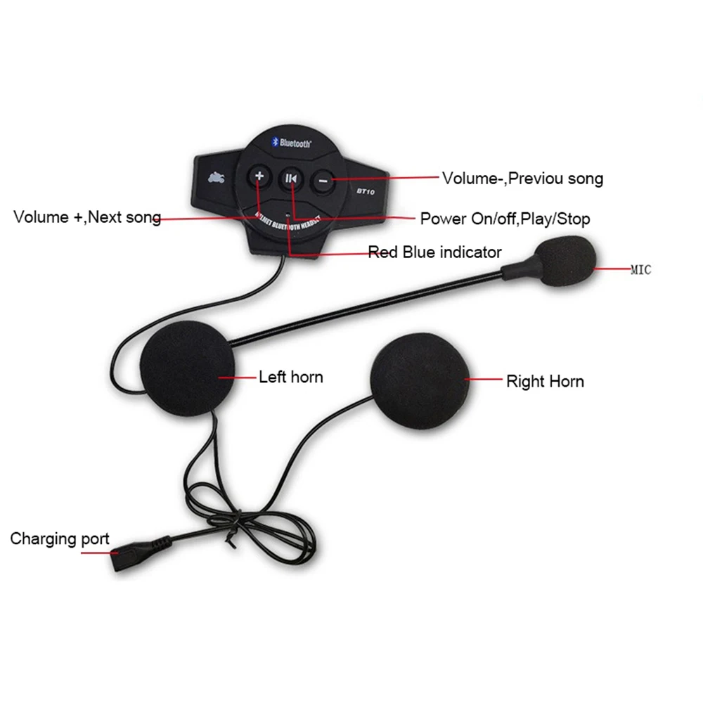 VR робот мотоцикл Bluetooth V4.1 шлем гарнитура беспроводной мото стерео наушники MP3 музыка Handsfree переговорные гарнитуры