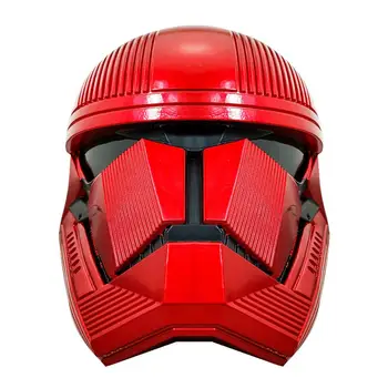 

Halloween helmet red troops PVC mandalorian Cosplay skywalker Voice change