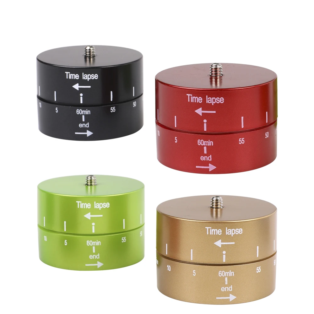 

360 degree Rotation Automatic Go pro Accessories 60min Photography Delay Tilt Head Time Lapse Timer for GoPro7/6/5/4 SJ4000 Yi4K