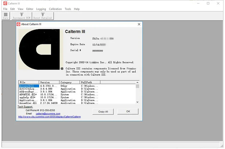 Calterm III V4.21 поставляется с Keygen никогда не истекает может работать с CMS Insite Inline 6 7