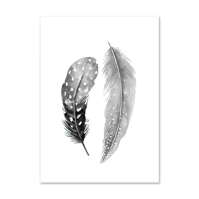 Nordic-Poster-Black-And-White-Pictures-Feather-Paintings-Butterfly-Art-Print-Abstract-Posters-And-Prints-Living (5)