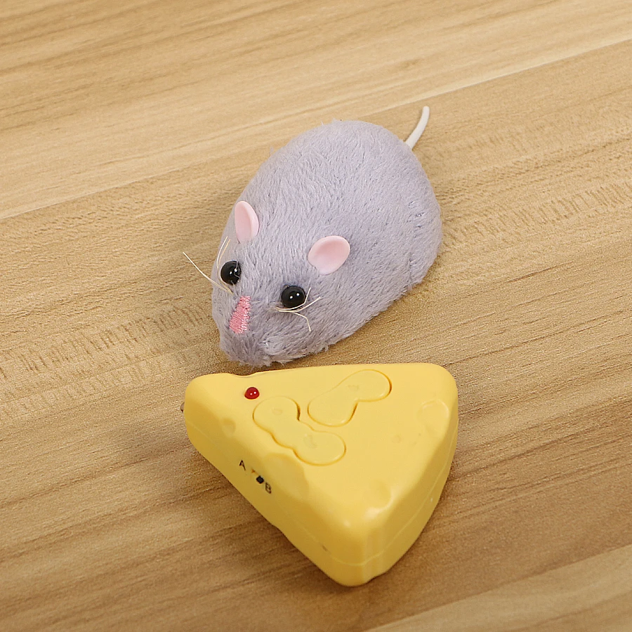Easy Play Remote Control Cat Toy Cat And Dog Petcare color: Gray NO box|Gray with box|White NO box|White with box