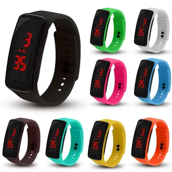 

Children Watches Kids Silicone Band LED Screen Electronic Digital Sports Wrist Watch reloj hombre zegarek damski New Hot Sale