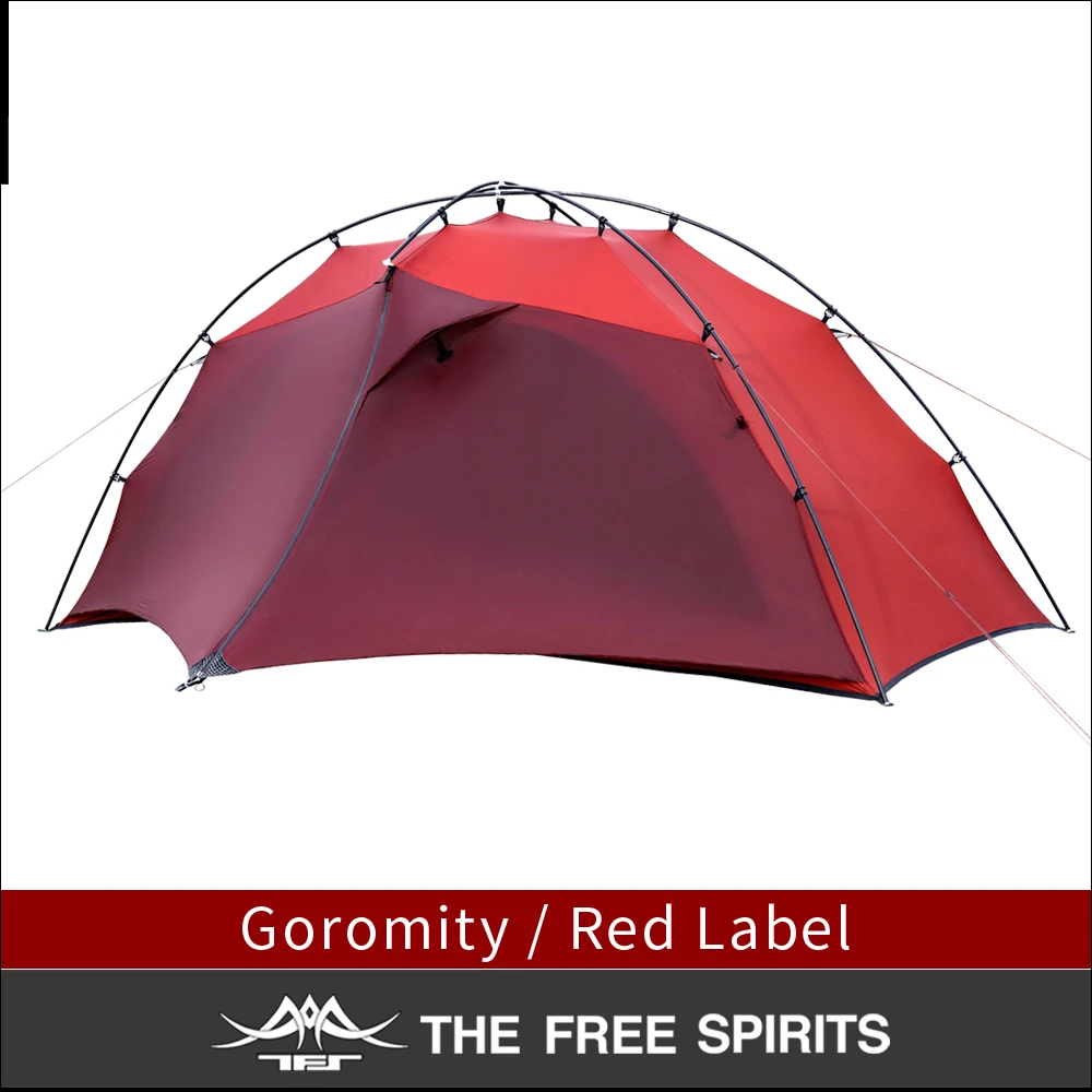 The Free Spirits Goromity Tent 10D nylon 20D 1 person Outdoor Ultralight Hiking Camping Tent 4 Season Professional Winter Tent