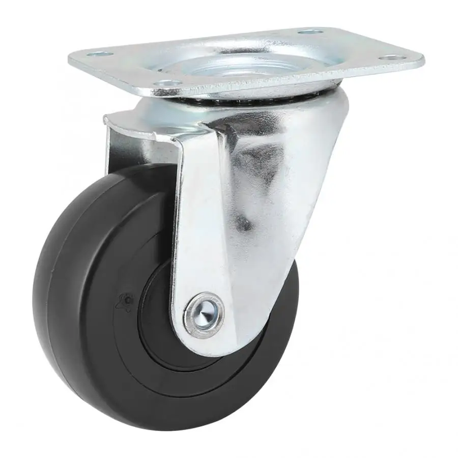 

4pcs Furniture Wheels 2" Swivel Caster Wheels Lightweight PVC Caster with 360 Degree Top Plate Caster Wheels Furniture