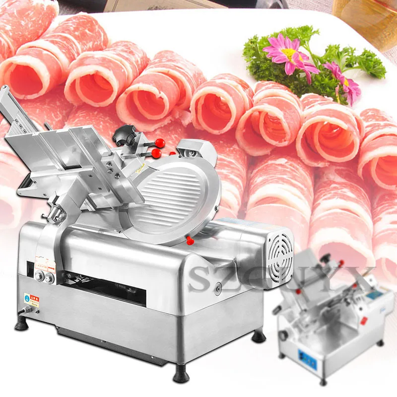 550 Вт автоматический mutton рулон ломтерезка для кухонного оборудования овощерезка многофункциональная электрическая овощи ломтерезка для