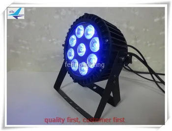 

E-10x Wedding christmas 9 color mixing LED par 15W RGBWA 5in1 ip65 led par 64 outdoor dustproof ip65 for studio show church