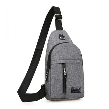

Men Women Nylon Waist Packs Sling Bag Crossbody Outdoor Sport Shoulder Chest Daily Picnic Canvas Messenger Pack