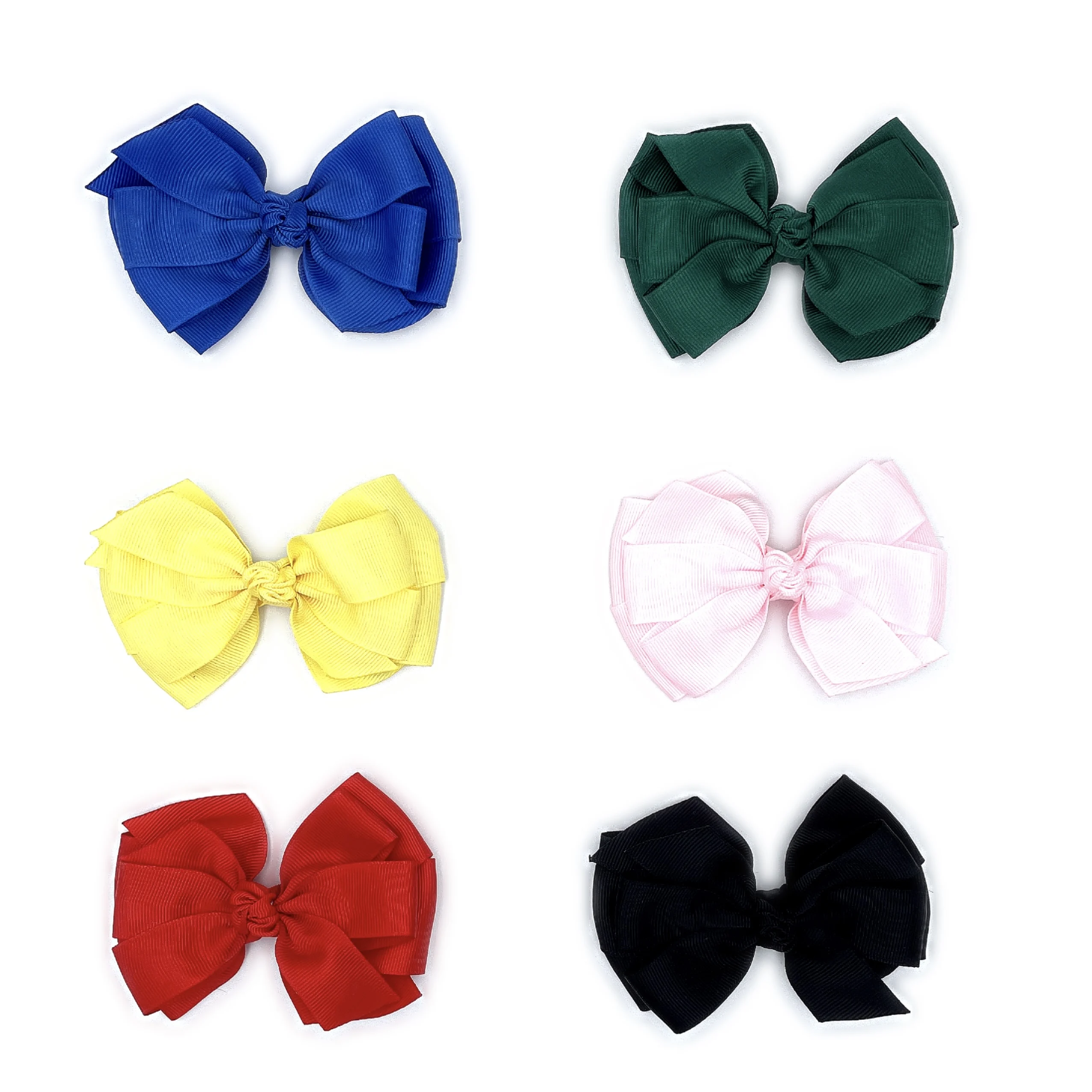Hand Customize Hair Accessories 50pcs 4inch Grosgrain Ribbon Hair Bows