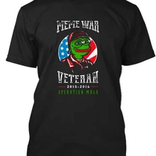 Meme Wars Veteran новая унисекс забавная футболка