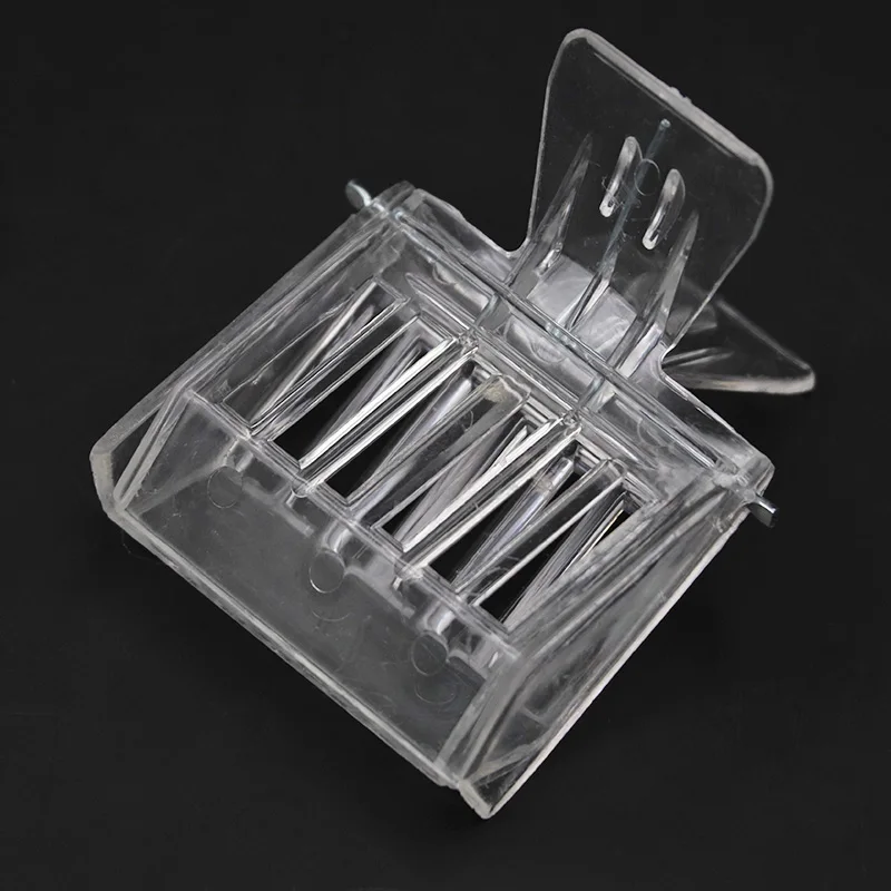 2 PCS Bee Tools Queen Cage Beekeeping Equipment Isolation Room Insectary Box Clip Colorless Plastic Bee Clip