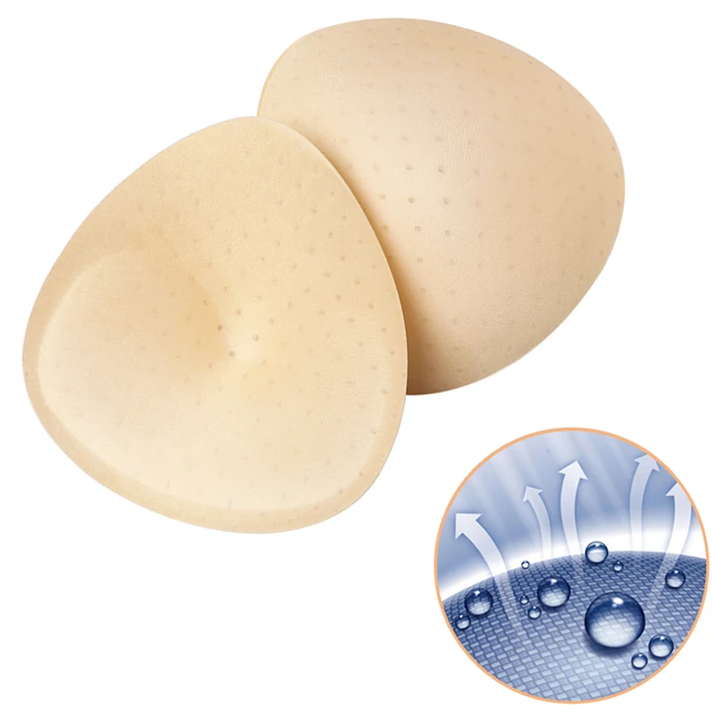 

1pair Women's Bra Pads Brassier Breast Sexy Bikini Padding Insert Removeable Enhancer Chest Push Up Cups for Swimsuits