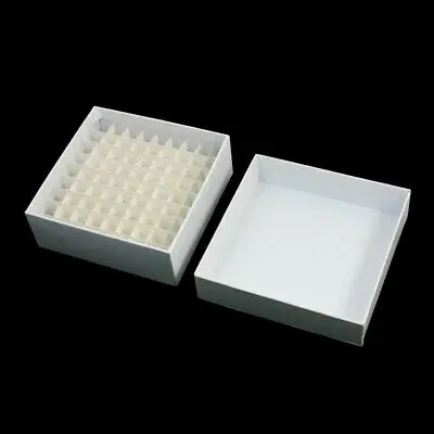 

Laboratory 1.8ml Graduated Cryo Vial Container White Paper Cas 81 Positions