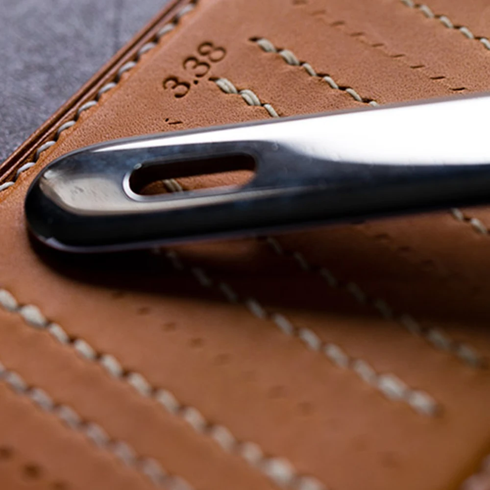 1Pc 가죽 공예 뼈 폴더 도구 Burnish Edger Creaser 접는 손 도구를 형성 DIY Leathercraft 바느질 액세서리 148*18mm