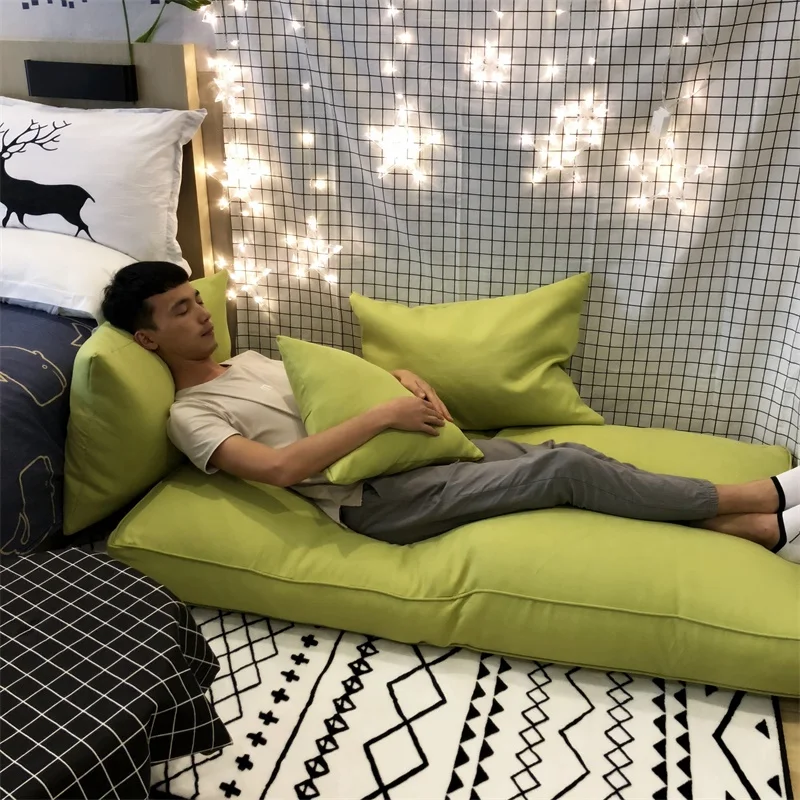 Lazy Bean Bag чехол для стула без наполнителя пуховый диван детский Кемпинг вечерние пуф кровать игровой пуф Кама спальня татами пол сиденье