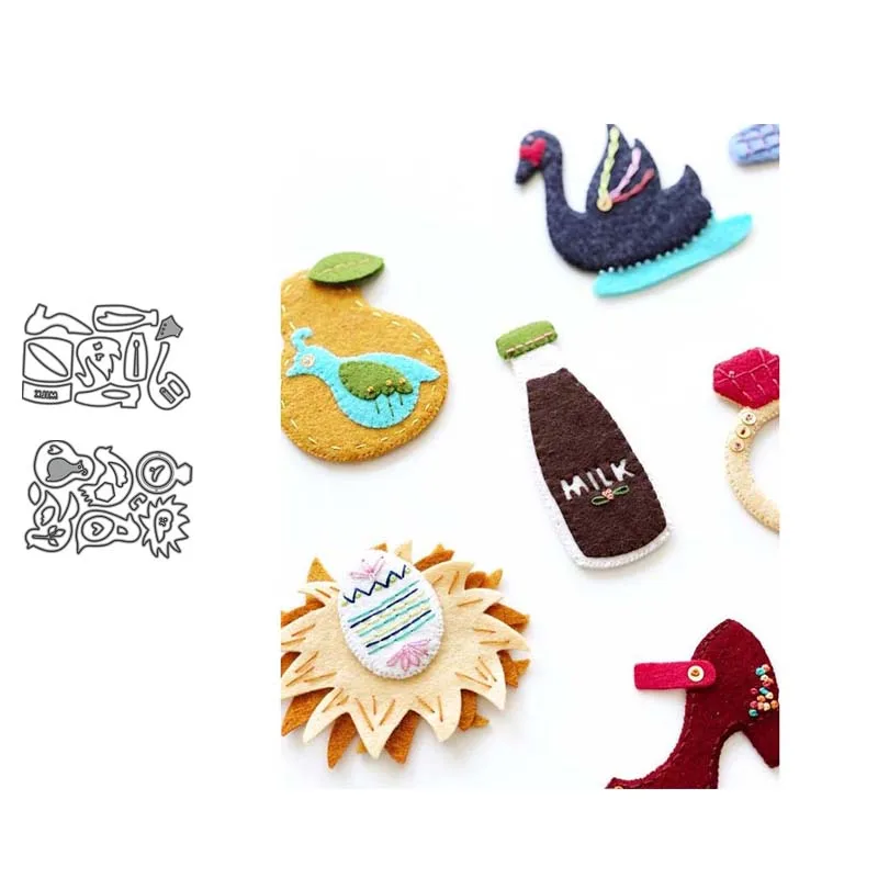 

Shoes Bird Eggs Nest Metal Cutting Dies for Scrapbooking DIY Craft Album Embossing Folder Stencils Make Photo Template Decor