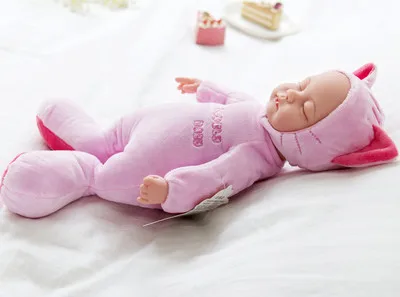 Кукла новорожденного ребенка 35 см Мягкая кукла из силикона Boneca мальчик Женская Кукла Brinquedos прекрасная реальность bebe кукла-сюрприз - Цвет: 02