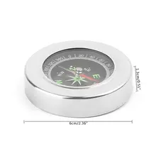 Спорт на открытом воздухе из нержавеющей стали Компас Кемпинг Туризм Портативный навигационный инструмент M7DC